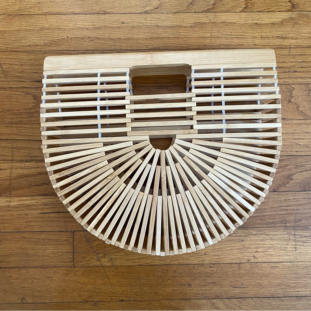 Bamboo Ark Handle Boho Resort Beach Purse